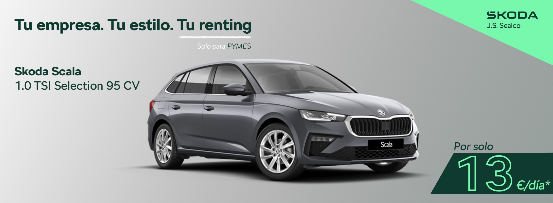 SKODA BUSINESS BANNER SCALA ABRIL 2025